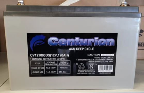 Centurion 12V 120Ah Deep Cycle - AGM Battery