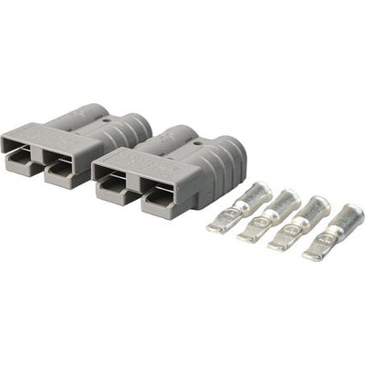 50a Genuine Anderson Connector, Grey Pair Of 2