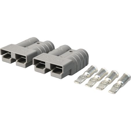 50a Genuine Anderson Connector, Grey Pair Of 2