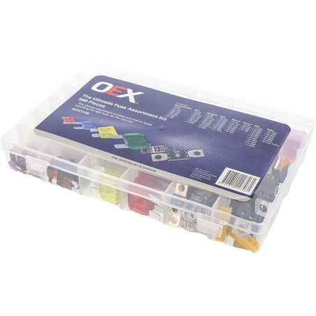 OEX ULTIMATE FUSE ASSORTMENT KIT - 388 PIECES