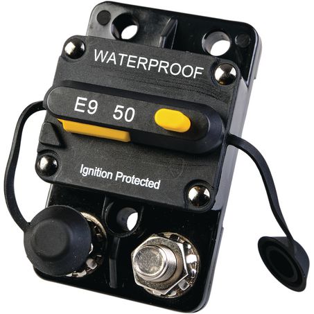 HEAVY DUTY MANUAL RESET CIRCUIT BREAKER, 50A
