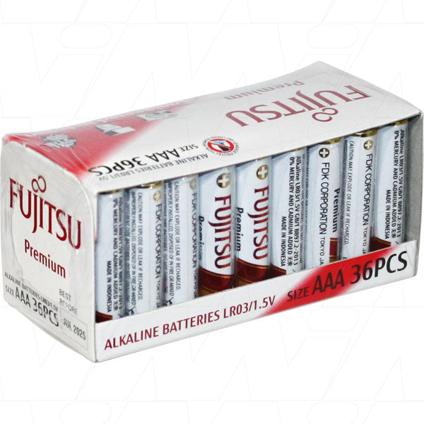 Fujitsu LR03 AAA size alkaline battery Bulk Pack