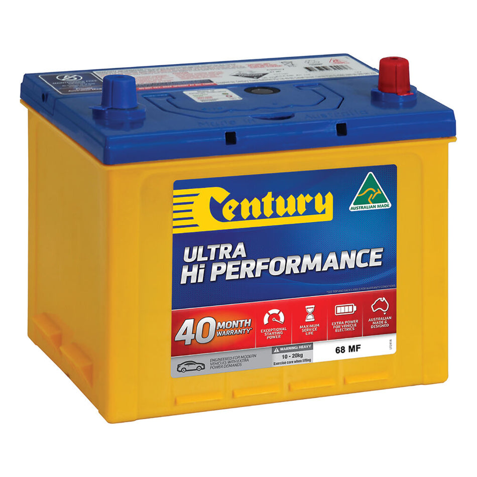 Century Ultra Hi Performance Car Battery 68 MF