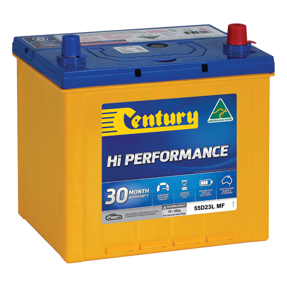 Century Hi Performance Car Battery 55D23L MF Townsville Wholesale