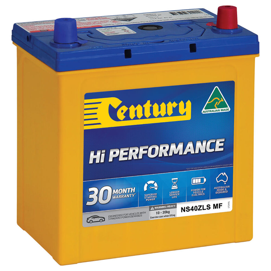 Century Hi Performance Car Battery NS40ZLS MF