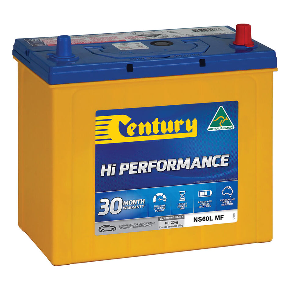 Century Hi Performance Car Battery NS60L MF