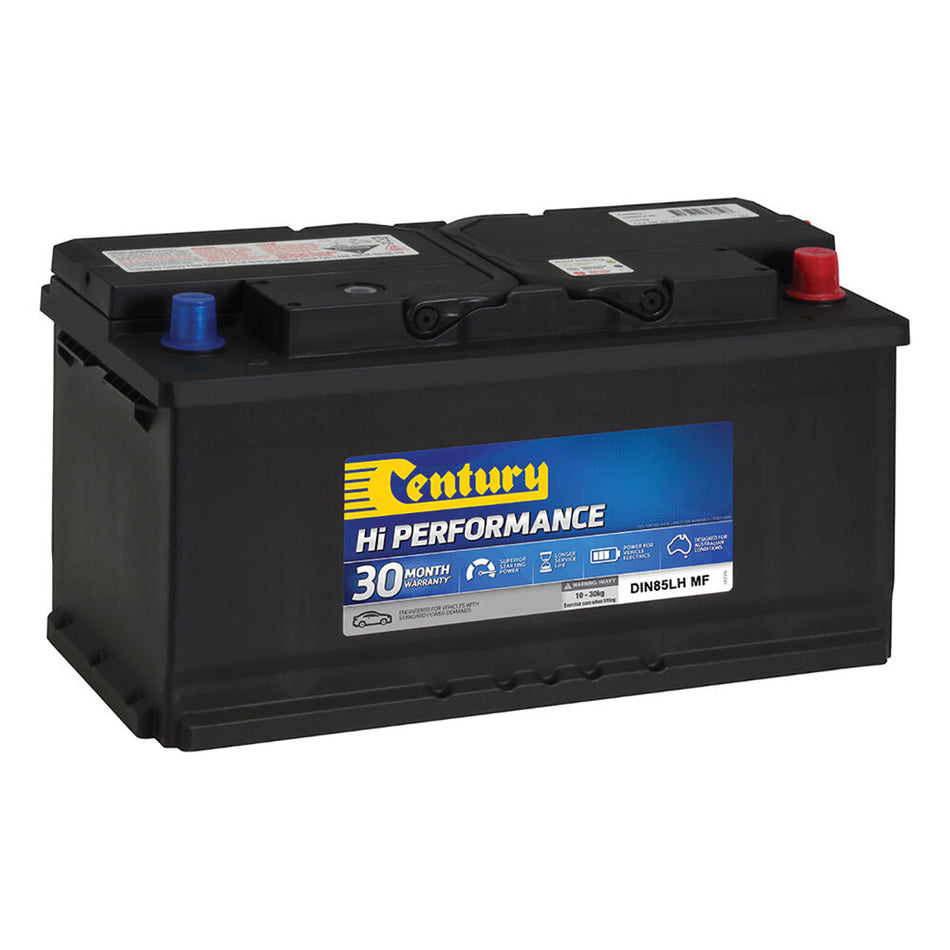 Century Hi Performance Car Battery DIN85LH MF 2.5yr Warranty