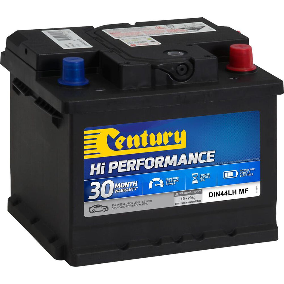 Century Hi Performance Car Battery DIN44LH MF